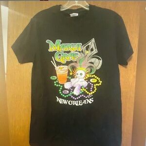 Mardi Gras New Orleans Black T-Shirt